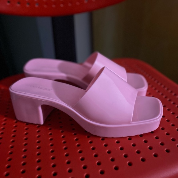 Bright Pink wedges - Picture 1 of 5